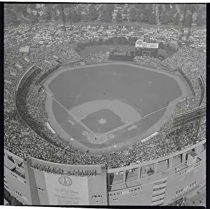 Aerial View of Memorial Baseball Stadium