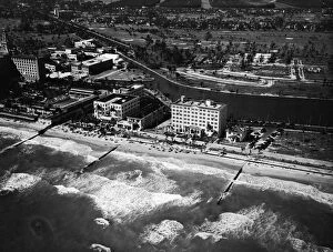 Aerial Art Gallery: Aerial View Of Miami Beach Hotels