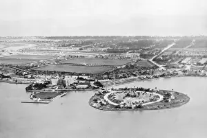 Environmental Prints: Aerial View Of Northwestern Miami Beach