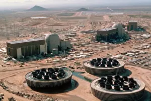 Palo Verde Prints: Aerial View- Nuclear Plant Construction