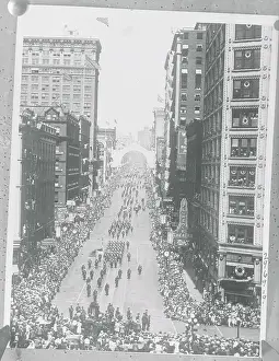 Seattle Prints: Aerial View of Parade