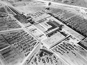 Aerial View of Parked Cars