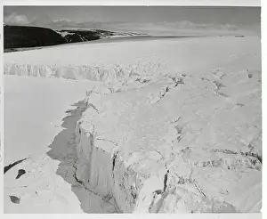 Greenland Prints: Aerial View of Pettiwick Glacier