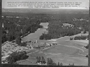 Pinehurst Prints: Aerial View of Pinehurst Country Club