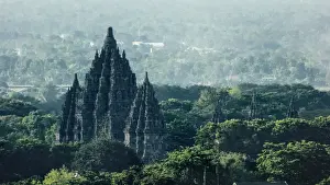 Shiva Prints: Aerial View of Prambanan Temple (Candi Rara Jonggrang)