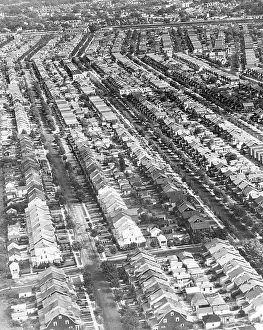 Housing Prints: Aerial View Of Queens in New York
