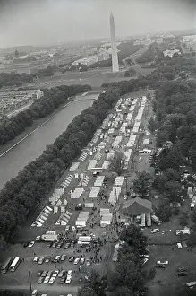 Homelessness Prints: Aerial View of Resurrection City