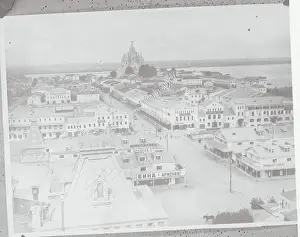 Aerial View of Russian Market Place