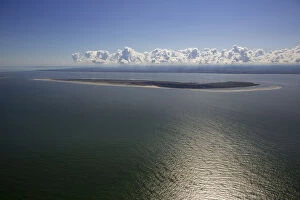 Images Dated 27th August 2014: Aerial view, Spiekeroog, island in the North Sea, East Frisian Islands, Lower Saxony, Germany