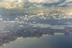 Images Dated 26th January 2013: Aerial view, Sydney with the Tasman Sea, Port Jackson, Parramatta River, Sydney, New South Wales