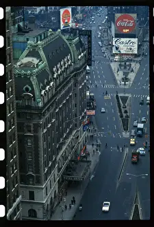 Aerial View of Times Square