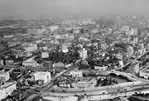Earthquake Prints: Aerial View Of Tokyo