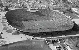 Aerial View Of University Of Michigan Stadium