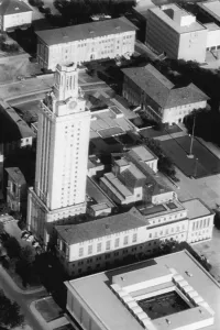 Austin Prints: Aerial View of the University of Texas