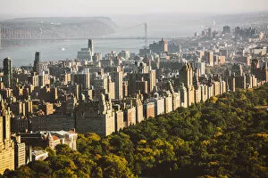 Images Dated 12th October 2015: Aerial view of upper West Side, Manhattan