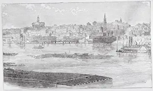 Vicksburg Prints: Aerial View of Vicksburg