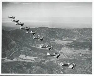 Aerobatic Team in Formation