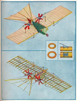 Invention Prints: The aeroplane proposed by Henson in his patent of 1842, c1936 (c1937)