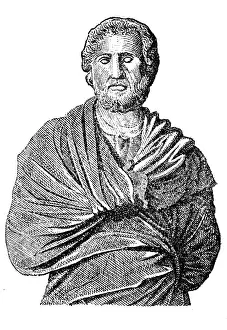 Bust Prints: Aeschines (389-314 BC). Greek statesman, one of the 10 Attic Orators