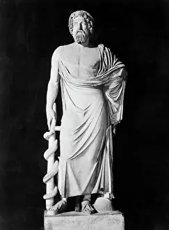 Florence Prints: Aesculapius the Mythological Diety of Medicine and Healing