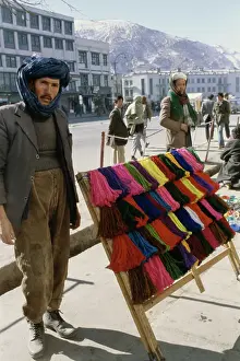 Huty35338 Prints: Afghan Wool Vendor
