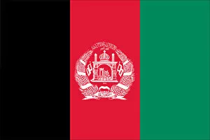 Images Dated 11th January 2011: Afghanistan flag