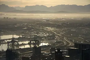 Air Pollution Prints: Africa, Air Pollution, Architecture, Building Exterior, Building Structure, Cape Town