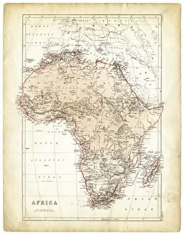 Images Dated 4th May 2017: Africa map 1878