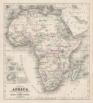 Images Dated 6th October 2017: Africa map 1893