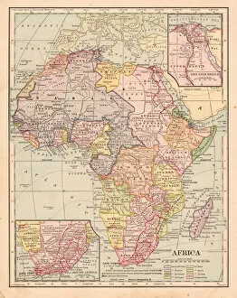 Images Dated 17th February 2017: Africa map 1898