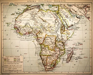 Morocco, North Africa Collection: Africa Political Map
