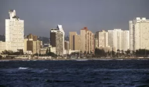 Architecture And Buildings Collection: Africa, Southern Africa, South Africa, Durban, Cityscape View Of Town