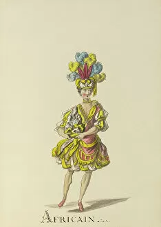 The Magical World of Illustration Collection: Africain (African) - example illustration of a ballet character