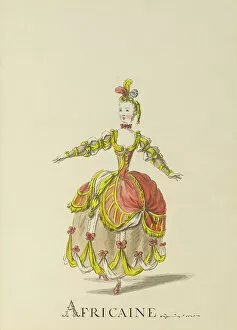 The Magical World of Illustration Collection: Africaine (African) - example illustration of a ballet character