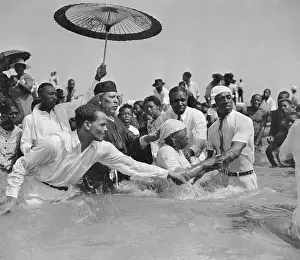 Newport News Prints: African American Baptismal Ceremony