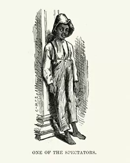 Images Dated 20th February 2018: African american boy of New Orleans, 19th Century
