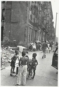 African American Boys Playing