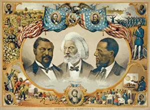 Huty 16882 Prints: African-American Leaders