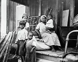 Mississippi Prints: African American Mother And Children