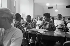 Cafeteria Prints: African American Students in Lunchroom