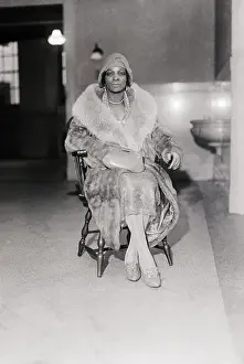 African American Woman Dressed in Fur