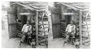 Savannah Prints: African-American Youth Seated Playing Violin