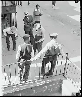 Harlem Prints: African Americans Playing Street Crap in Harlem