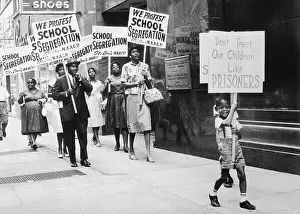 March Prints: African Americans Protesting School Segregation