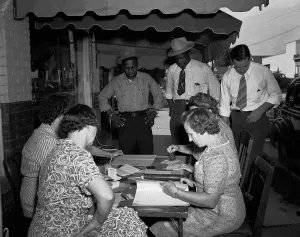 Democrat Prints: African Americans Voting in Mississippi Democratic Primary