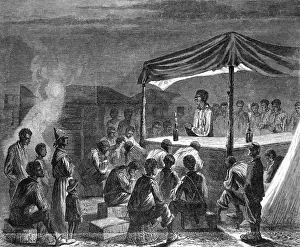 Prayer Prints: African Am Contraband Prayer Meeting