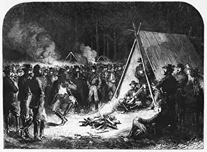 Camping Prints: African Am Man Dancing For Confederate