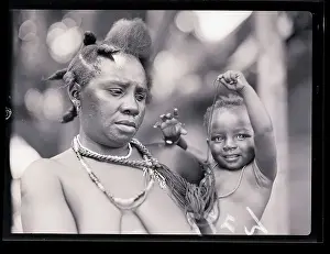 Scar Prints: African Mother with Child