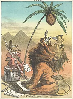 Despair Prints: African Political Statement Using Lion Attack