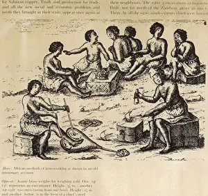Fotosearch Collection Prints: Africans Making Iron